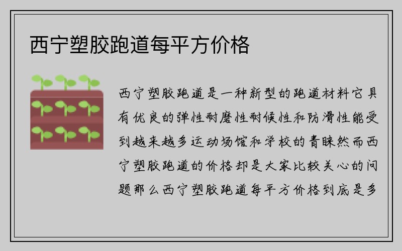 西宁塑胶跑道每平方价格